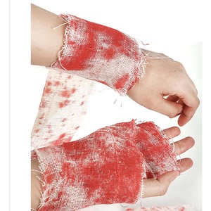 Fête d'Halloween Maison Hantée Décoration de Scène de Maison 5M Tissu de <span class=keywords><strong>Bandage</strong></span> de Gaze Sanglante HOLL-005 - Product Image 2