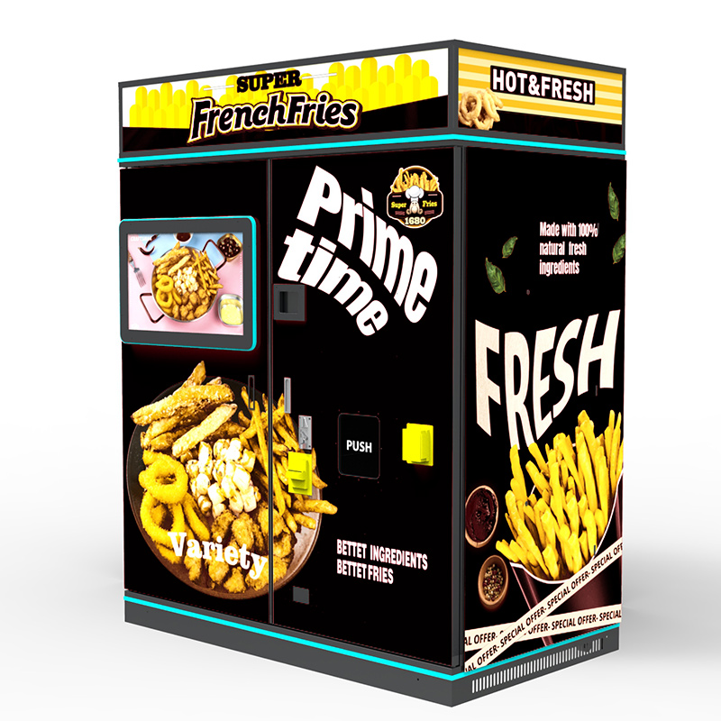 Máquina Expendedora de patatas fritas de la mejor calidad, precio de 35 segundos, máquina expendedora de patatas fritas de tamaño pequeño para exteriores