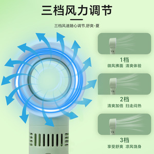 Mini Usb Rechargeable <b>Handheld</b> <b>Fan</b> Portable Outdoor Small <b>Fan</b> For Students Home Indoor Desktop Use With 3 Speed Settings - Product Image 1