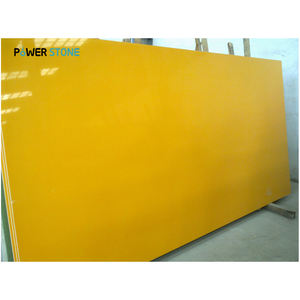 แผ่นหินควอตซ์สีส้มอ่อนสีเขียวแดงโรสเหลืองหินควอตซ์เคาน์เตอร์สำหรับปูพื้นผนัง PSQP009-2 - Product Image 2