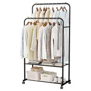 Simply Clothes Rack Heavy Duty Load 400Lbs, bastidores de ropa rodantes para colgar ropa, estante de ropa comercial - Product Image 1