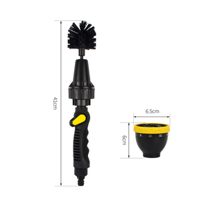 Kit de cepillo de limpieza para lavado de coches, cabezal de Cepillo giratorio con control de interruptor de alta calidad, flujo de agua, limpieza de <span class=keywords><strong>coche</strong></span>/mascota/sofá/rueda/casa - Product Image 6