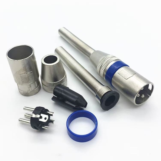 Factory wholesale custom effect device audio cable professional grade 3-pin male and female connectors spring ring interface PVC