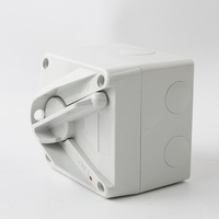 Interrupteur isolateur miniature étanche JOHNN UKF4 Series, interrupteur rotatif isolateur AC, disjoncteur IP65 1P 2P