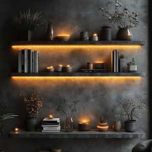 Chất lượng cao LED SS hợp kim kệ giá hiện đại phong cách thiết kế cho phòng khách phòng ngủ phòng tắm hoặc như một kệ sách - Product Image 3