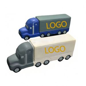 PU Foam Truck Van Model Stress Relief <b>Squeeze</b> <b>Ball</b> Wrist Strength Grip <b>Ball</b> for Promotional Business Gifts - Product Image 1