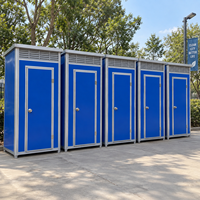 Cabine de toilettes portable pour événements en plein air et utilisation en zone publique avec une conception légère