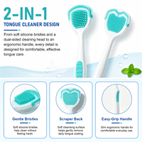 YECUCE Gel Nettoyant pour la Langue au Zinc 100g avec Brosse Professionnelle - Kit d'Hygiène Buccale Menthe Fraîche Anti-Bouffée Olfactive pour l'Élimination de la Mauvaise Haleine