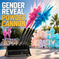 Canon à confettis électronique DMX télécommandé pour événements de mariage, révélation du sexe, Diwali, Nouvel An, et accessoire de fête en bar