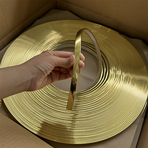 Bande de bordure en plastique pour <span class=keywords><strong>cadre</strong></span> <span class=keywords><strong>photo</strong></span>, bande en PVC en forme de U, bande dorée pour bordure de <span class=keywords><strong>cadre</strong></span> <span class=keywords><strong>photo</strong></span>, 12 mm - Product Image 3