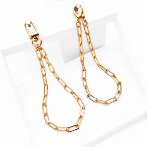 Chaîne spéciale en métal pour téléphone portable en acier inoxydable doré élégant pour étui <span class=keywords><strong>iphone</strong></span> en cuir collier sac ceinture tissu accessoires de téléphone - Product Image 3