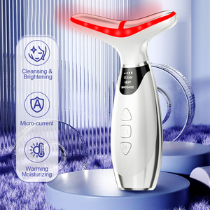 Masajeador de Cuello y Rostro con 7 Colores, Herramienta Multifuncional para el Cuidado de la Piel, Masajeador Facial Eléctrico, Diseño de Palo Portátil de Plástico - Product Image 3