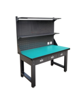 Table de travail en acier établi électrique tables de travail robustes établi de laboratoire de garage établi en acier inoxydable pour la réparation