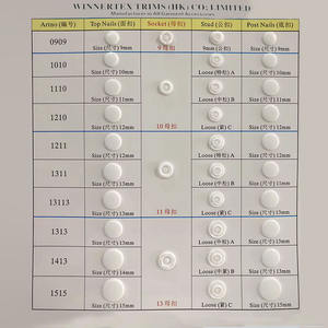 Boutons en plastique T3 colorés personnalisés pour vêtements de bébé, norme européenne, boutons-pression ronds polis en POM - Product Image 3