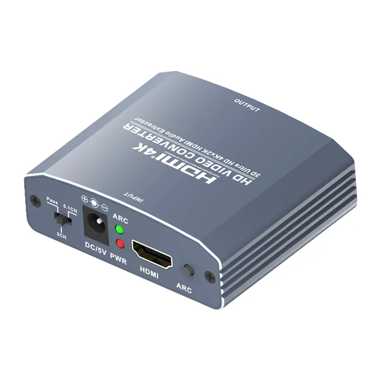 Assez stock Assez de stock Extracteur audio HDMI 2.0 Convertisseur Prise en charge de la résolution 480p/ 576p/ 720p/ 1080p/ 4K pour HDTV STB