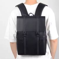 Sac à dos pour ordinateur portable à faible MOQ pour étudiants, en cuir PU imperméable, idéal pour les voyages d'affaires, le sport, les femmes et les hommes