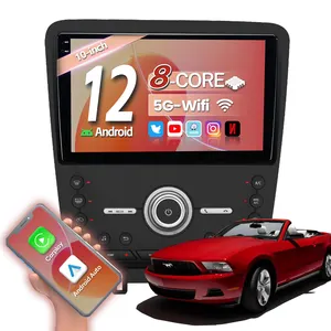 Radio de coche/reproductor de DVD TS10 Android12 reproductor Multimedia de coche Ford Mustang 2010-2014 Panel estéreo 4 + 64G 8 Core Simple Soft & KS 10"