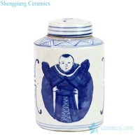 RZKT11-HM Pots en céramique peints à la main, décoration de maison antique chinoise