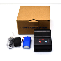 Printer tanpa tinta genggam 2 inci, Printer tanda terima termal 58mm, mesin Printer Label Mini portabel dapat terhubung Bluetooth