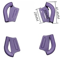 Attache plate à pression universelle pour étui en cuir, accessoire en TPU, protection d'angle en caoutchouc souple, bouton-pression incurvé en caoutchouc pour véhicule