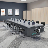 Tables de conférence modernes de haute qualité, bureaux multi-personnes intelligents, bureaux d'affaires luxueux