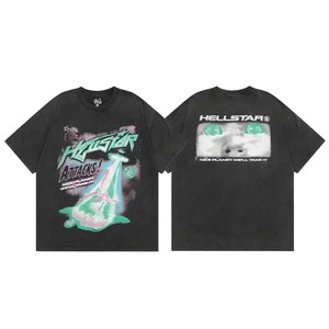 ขายตรงจากโรงงาน เสื้อยืดเทรนดี้ลายสัตว์ Hell Star NFC 260 กรัม ผ้าฝ้ายแท้ ทรงหลวม แขนสั้น ใส่ได้ทั้งผู้ชายและผู้หญิง สไตล์ลำลอง สำหรับฤดูร้อน - Product Image 6