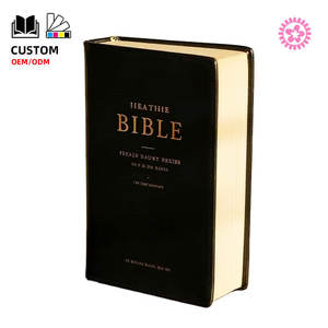 Bibles classiques anglaises personnalisées en cuir PU, version Louis Segond La Sainte <span class=keywords><strong>Bible</strong></span>, reliure française, KJV, <span class=keywords><strong>chrétienne</strong></span> - Product Image 1