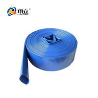 Tuyau plat en PVC ODM/OEM pour l'irrigation agricole – Tuyau souple pliable pour l'arrosage des fermes, économiseur d'eau