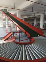 Transportador de Banda Inclinada Ignífugo de Alta Eficiencia, Transportador Elevador de Paquetes para Logística de Almacenes de Comercio Electrónico