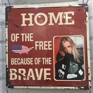 Bán Buôn Thiết Kế Mới Dập Nổi Kim Loại Tin Đăng Khung Ảnh, Tin Tấm/Trang Trí Trang Trại/Trang Trí Nhà - Product Image 4