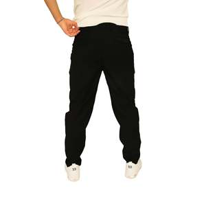 Pantalon pour homme Hyps Lucca 13 Noir Coupe classique Vêtement décontracté - Product Image 3