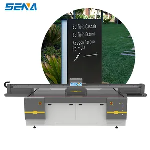 Eco-friendly UV ink printing machine 2513 with Ricoh G5 print head large format UV flatbed printer for leather stainless steel