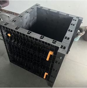 Moules préfabriqués en plastique de pilier de colonne romaine carrée en béton de ciment pour la Chambre - Product Image 6