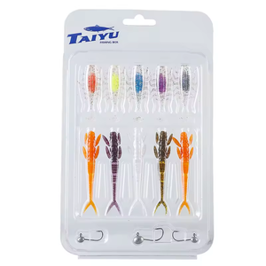 Tk myriapod TPR câu cá thu hút nhựa đa chân sâu thu hút mềm nhựa mồi mềm TPE thu hút Bộ - Product Image 4