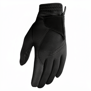 Guante de Golf Personalizado para Hombre, Mano Izquierda, Transpirable, Resistente al Viento, Verde, Malla 3D de Alto Rendimiento, Antideslizante, Microfibra - Product Image 1