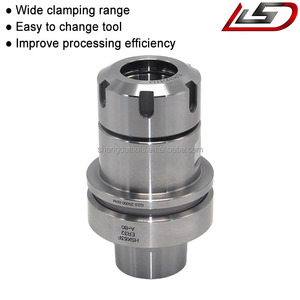 مقبض تثبيت CNC متوازن G2.5 بسرعة 25000 دورة في الدقيقة، حامل أداة طحن HSK63F، مقبض تثبيت ER20 ER32 ER40 لماكينة CNC - Product Image 2