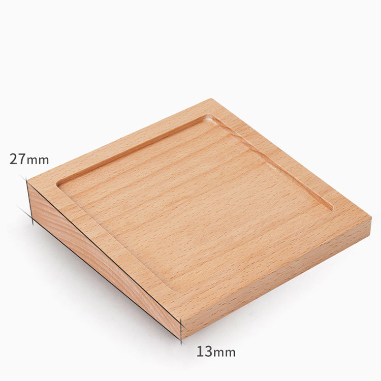 Wood Tag Display Stand Countertop Tag Display Rack Price Tag Display Holder With Customized Logo — view 5