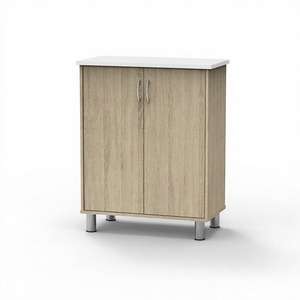 Modern 2104 Multi Use <b>Kitchen</b> <b>Storage</b> Cabinet Wood Double Door Pantry Sideboard Buffet Console <b>Cupboard</b> Organizer - Product Image 3