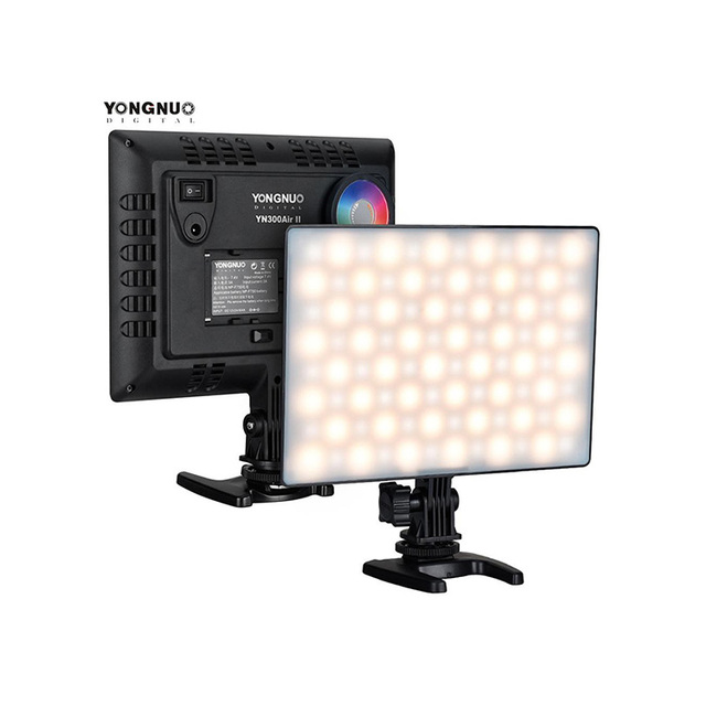 YONGNUO YN300 Air II RGB 3200K-5600K LED Video Light Panel Fill-in Lamp Remote Control for Studio Outdoor Portrait Photography