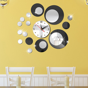 Accessori per la Casa Fai-<span class=keywords><strong>da</strong></span>-Te, Adesivi Murali a Specchio 3D in Acrilico, Orologio <span class=keywords><strong>da</strong></span> Parete <span class=keywords><strong>di</strong></span> <span class=keywords><strong>Design</strong></span> Moderno e Lussuoso - Product Image 4