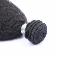 Yaki – trame de cheveux crépus lisses à la Machine, mèches de cheveux 100% humains pour femmes noires, vente en gros