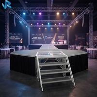 Scène d'assemblage en aluminium, plateforme de scène, scène de mariage, petite scène de concert – Fournisseur direct usine