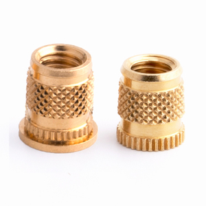 OEM ODM Tùy chỉnh không tiêu chuẩn ốc vít thông qua lỗ kim cương Knurled đúc trong đồng thau ren chèn NUT - Product Image 2