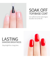 Gel pour ongles longue durée 45 jours, finition brillante sans essuyage, pour salon de manucure professionnel