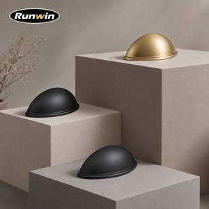 OEM Factory Gold Black <strong>Shell</strong> Zinc Alloy 64mm for <strong>Kitchen</strong> Hardware Accessories Cabinets <strong>Drawer</strong> Furniture Bedroom <strong>Handle</strong> <strong>Pull</strong> <strong>Knob</strong> - Product Image 1