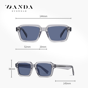 Danda <b>Sunglasses</b> S32105 Polarized UV400 <b>Square</b> Frame Unisex Sun Protection Driving Style - Product Image 4