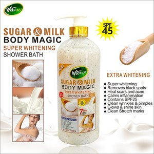 Hot bán 1000ml Gel tắm cà rốt & nghệ tắm tắm tẩy tế bào chết làm trắng nuôi dưỡng làn da dưỡng ẩm làm mới khuôn mặt & chăm sóc cơ thể - Product Image 5