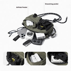 MOYYI borse a <span class=keywords><strong>tracolla</strong></span> in Nylon leggero per uomo <span class=keywords><strong>borsa</strong></span> da esterno a <span class=keywords><strong>tracolla</strong></span> da <span class=keywords><strong>viaggio</strong></span> - Product Image 2