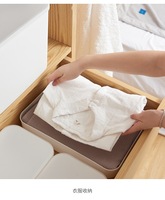 Boîte de rangement en plastique PP haute capacité, écologique et durable, avec couvercle, idéale pour chambre à coucher, organisateur de vêtements et articles divers - Vente chaude