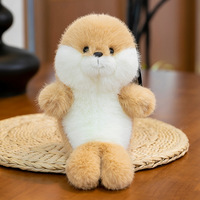 Peluche Capybara Super Mignonne et Ultra Douce en Polyester et Coton PP, Jouet en Forme de Boule Gonflée, Cadeau Unisexe pour Enfants 14+, Vente en Gros Disponible